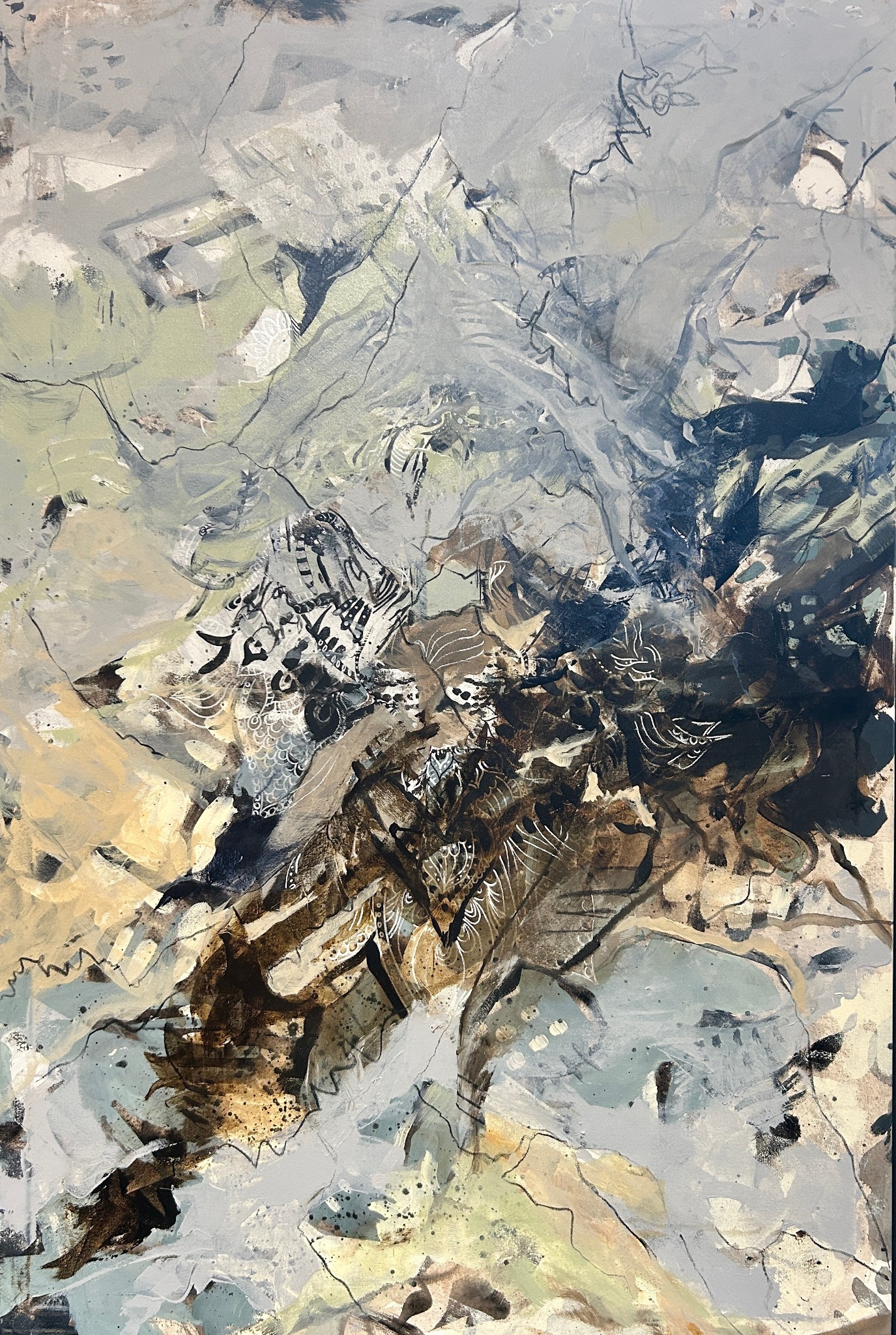Detail eines Werkes von Julia Lippitsch
